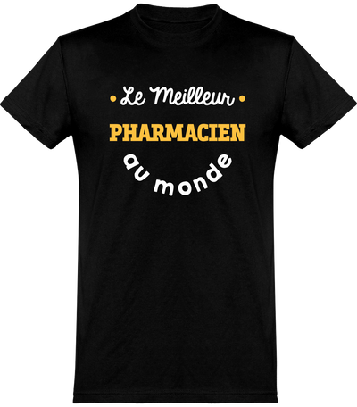  T shirt homme le meilleur pharmacien au monde