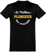  T shirt homme le meilleur plongeur au monde