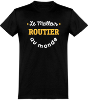  T shirt homme le meilleur routier au monde