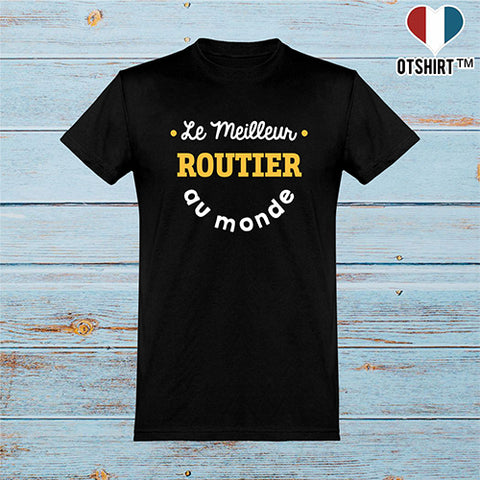  T shirt homme le meilleur routier au monde