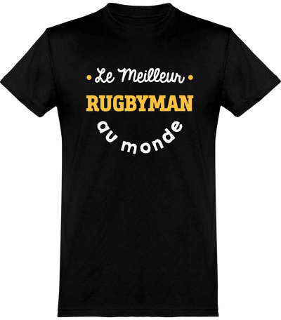  T shirt homme le meilleur rugbyman au monde