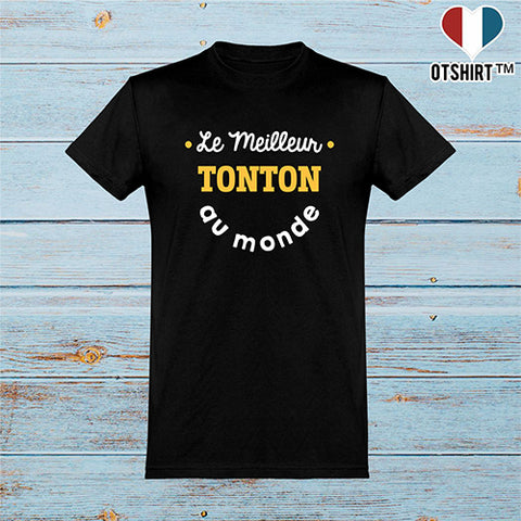  T shirt homme le meilleur tonton au monde