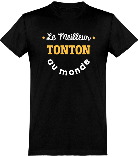  T shirt homme le meilleur tonton au monde