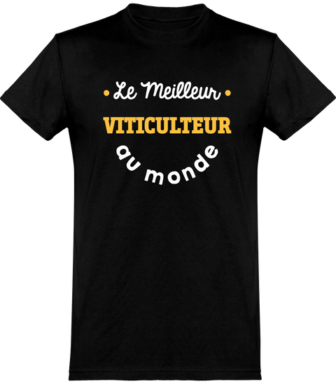  T shirt homme le meilleur viticulteur au monde