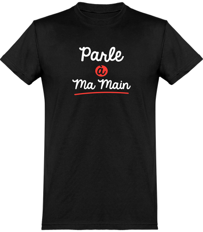  T shirt homme parle à ma main