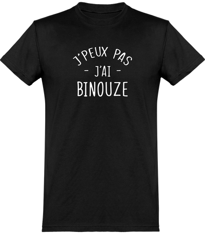  T shirt homme j'peux pas j'ai binouze