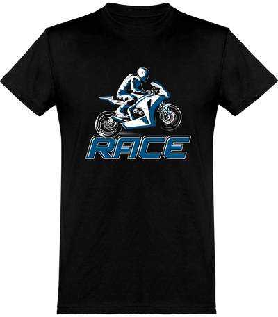  T shirt homme motorcycle race fan