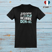  T shirt homme je m'en tartine