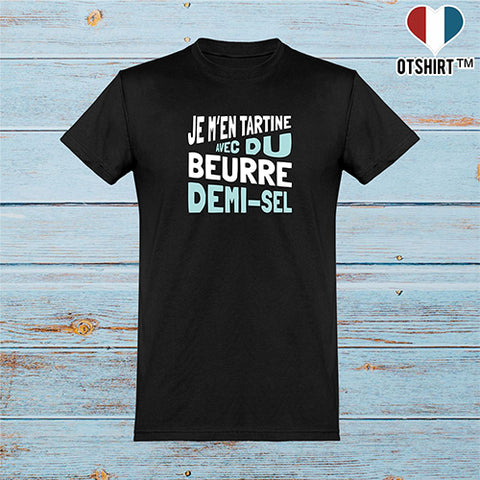  T shirt homme je m'en tartine