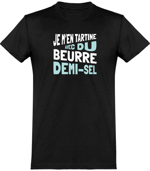 T shirt homme je m'en tartine