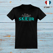 T shirt homme super skieur