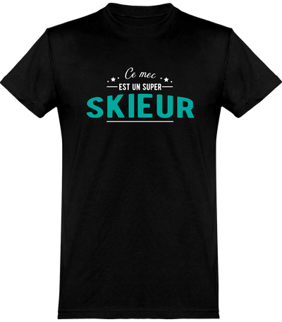  T shirt homme super skieur