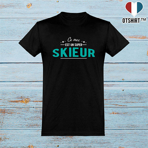  T shirt homme super skieur