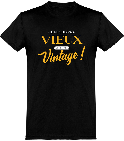  T shirt homme je suis vintage