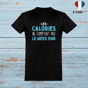  T shirt homme les calories du week end
