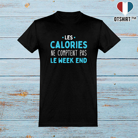  T shirt homme les calories du week end