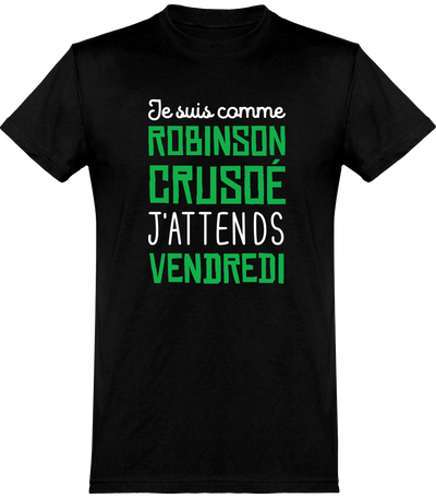  T shirt homme j'attends vendredi