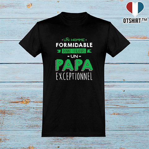  T shirt homme un papa exceptionnel