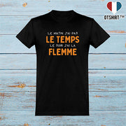  T shirt homme j'ai la flemme