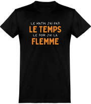  T shirt homme j'ai la flemme