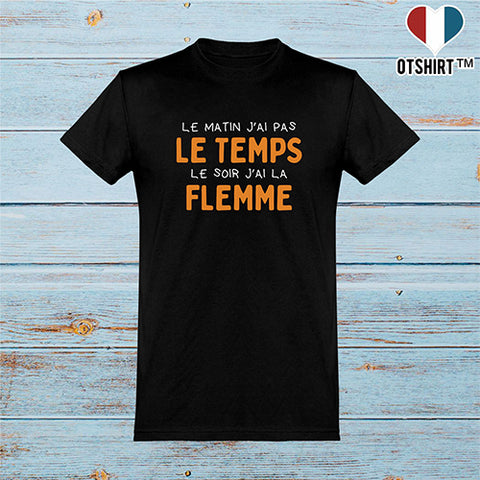  T shirt homme j'ai la flemme