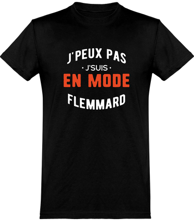  T shirt homme j'peux pas j'suis en mode flemmard