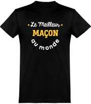  T shirt homme le meilleur maçon au monde