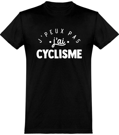  T shirt homme j'peux pas j'ai cyclisme