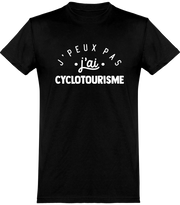  T shirt homme j'peux pas j'ai cyclotourisme