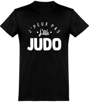  T shirt homme j'peux pas j'ai judo