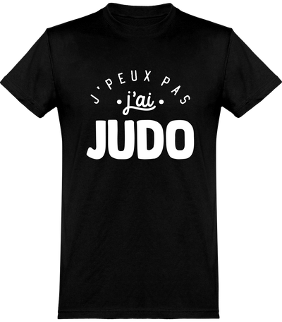  T shirt homme j'peux pas j'ai judo