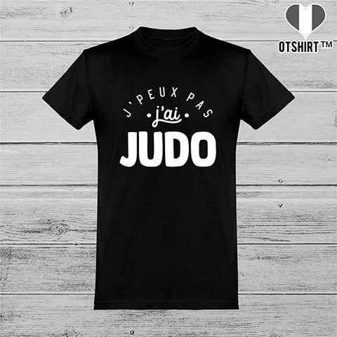  T shirt homme j'peux pas j'ai judo 2