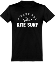  T shirt homme j'peux pas j'ai kite surf