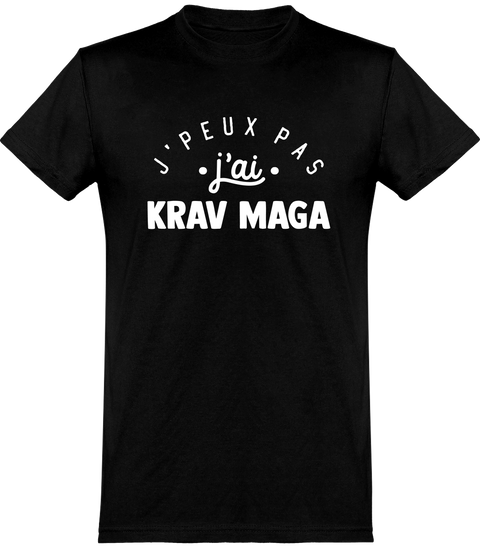  T shirt homme j'peux pas j'ai krav maga