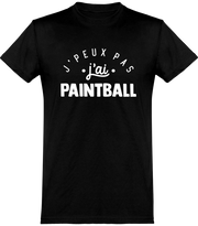  T shirt homme j'peux pas j'ai paintball