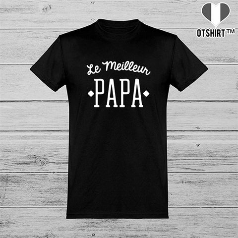  T shirt homme le meilleur papa