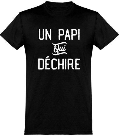  T shirt homme un papi qui déchire