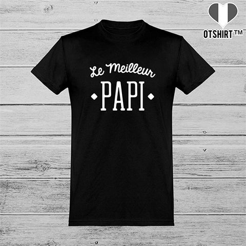  T shirt homme le meilleur papi