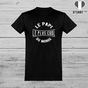  T shirt homme le papi le plus cool du monde