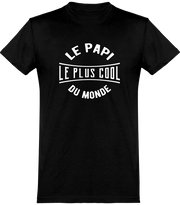  T shirt homme le papi le plus cool du monde