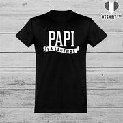  T shirt homme papi la légende