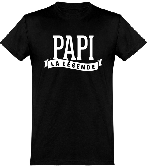  T shirt homme papi la légende