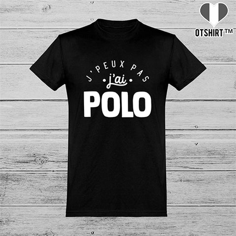  T shirt homme j'peux pas j'ai polo