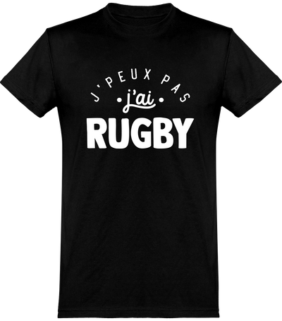  T shirt homme j'peux pas j'ai rugby