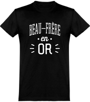  T shirt homme beau-frère en or