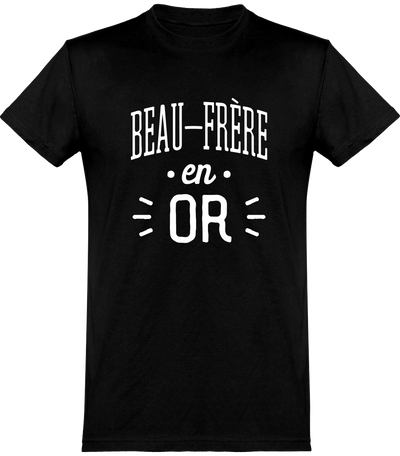  T shirt homme beau-frère en or
