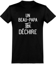  T shirt homme un beau-papa qui déchire beau