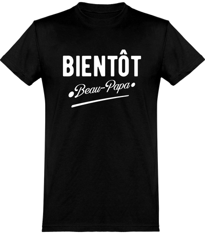  T shirt homme bientôt beau-papa beau