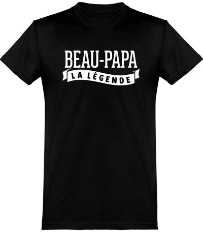  T shirt homme beau-papa la légende beau