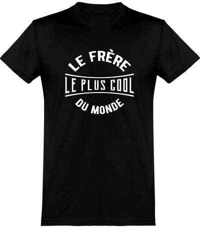  T shirt homme le frère le plus cool du monde